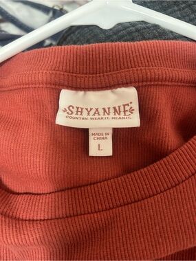Shyanne Brick Red Crewneck Shirt